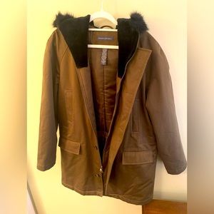 Banana Republic Quilted Jacket with Hood Medium